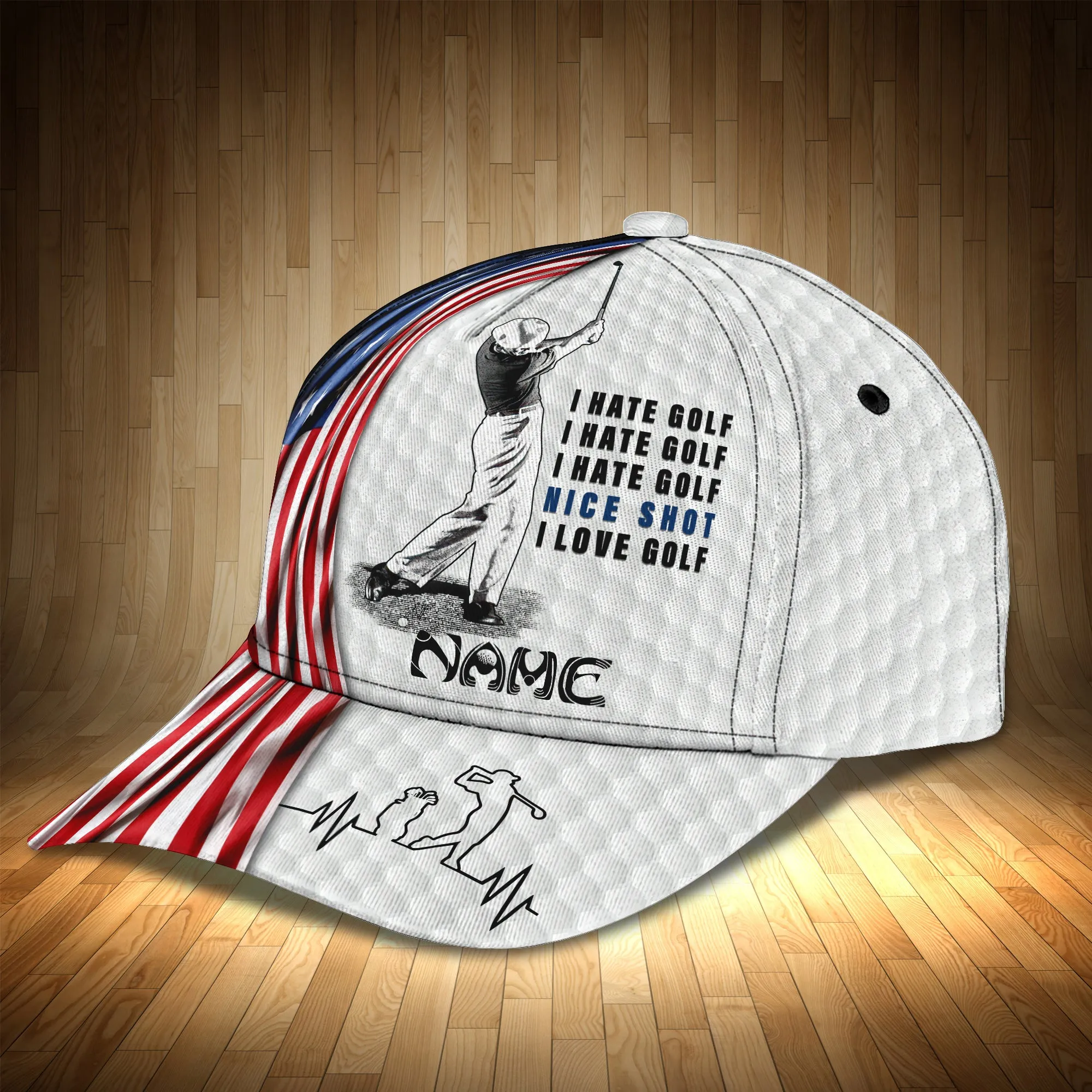 Golf TP03 - Personalized Name Cap - NBTT
