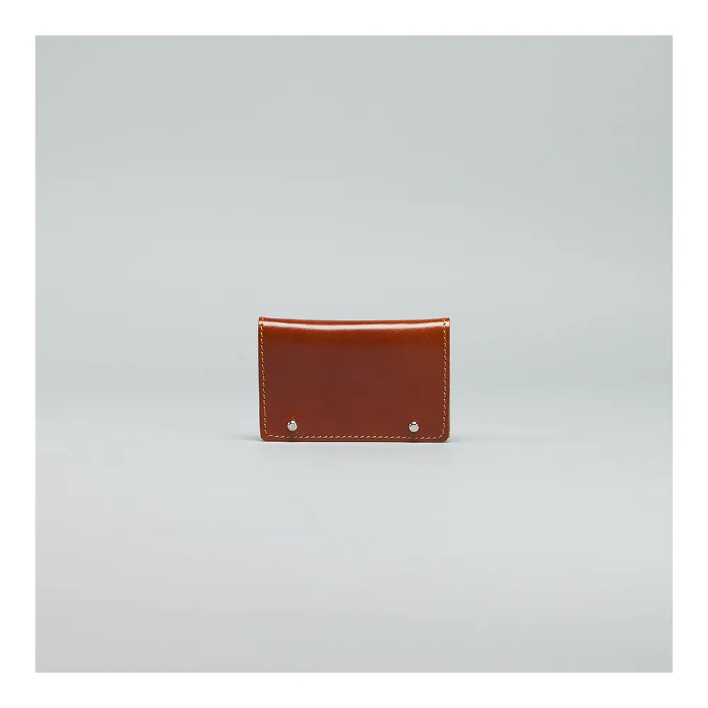 GOODJOB Card Holder 10 Dots - Leather Tan