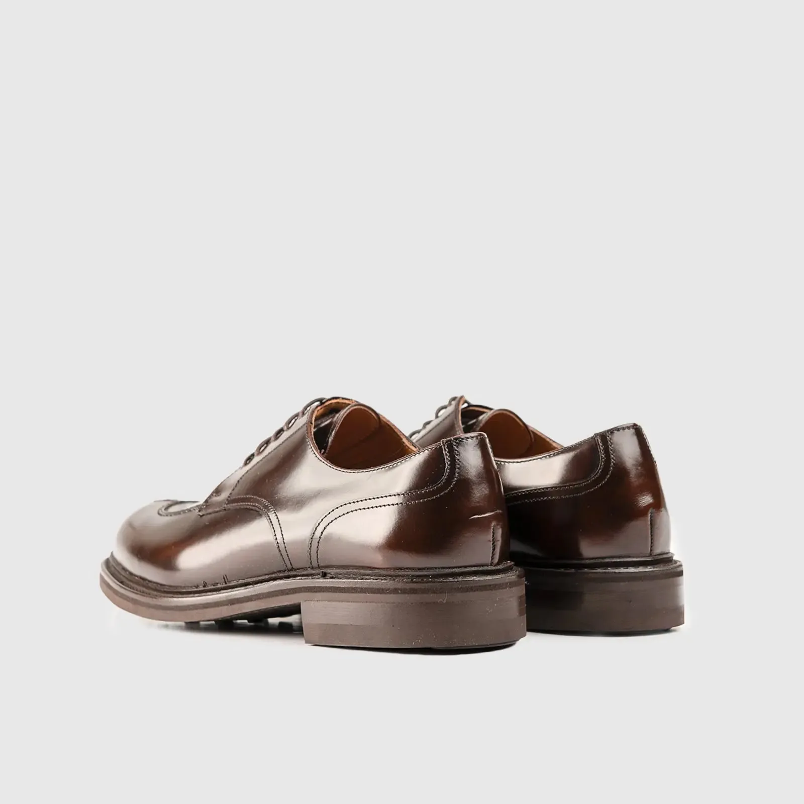 Goodyear Welt Split Toe Derby Lace Up Shoe 5230 Brown