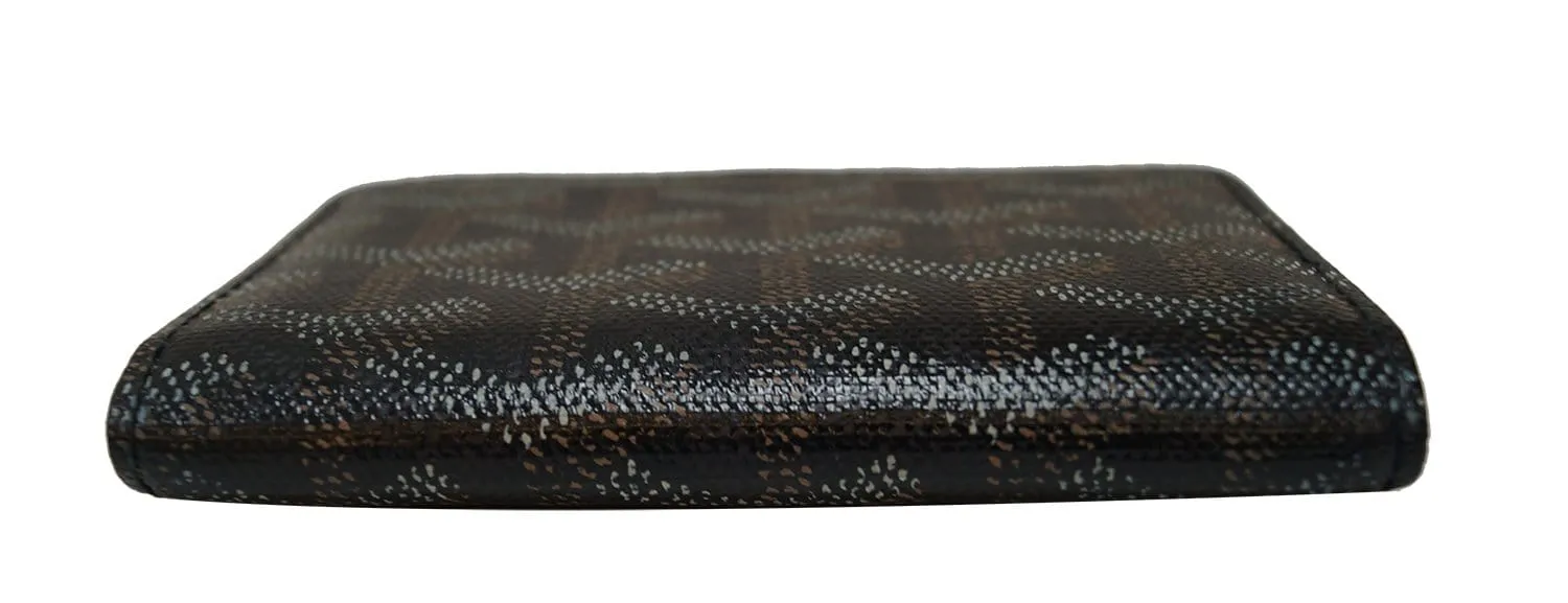 GOYARD Chevron Business Card Holder Black