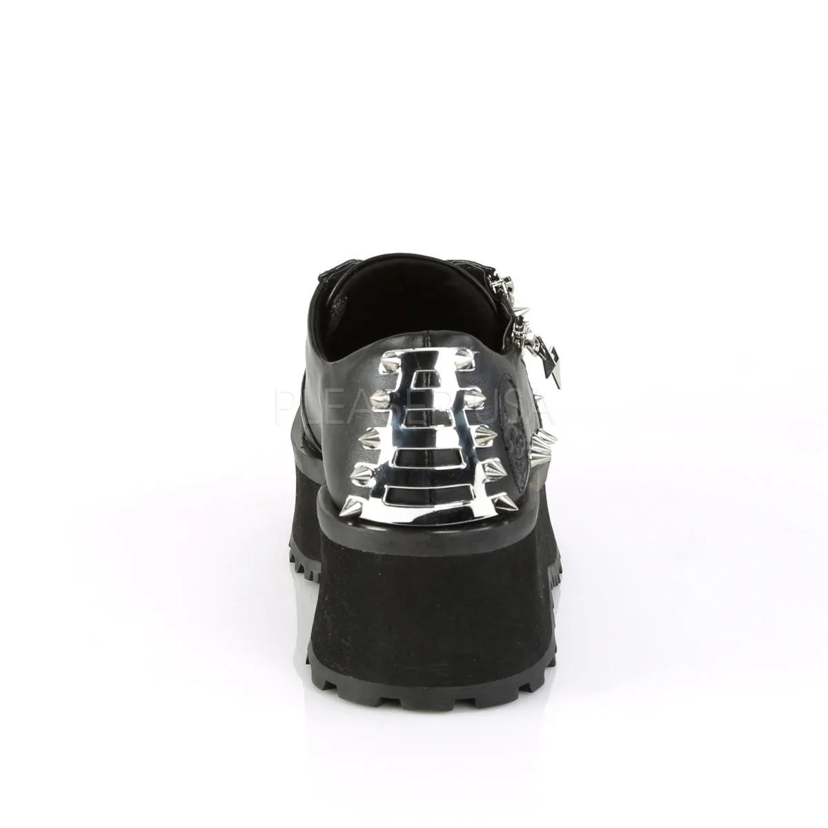 GRAVEDIGGER-04  Black Vegan Leather