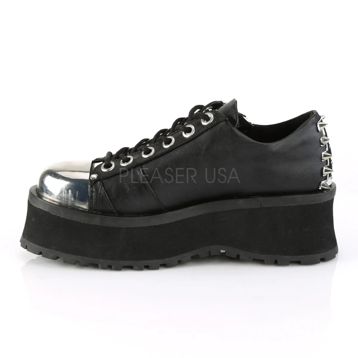 GRAVEDIGGER-04  Black Vegan Leather