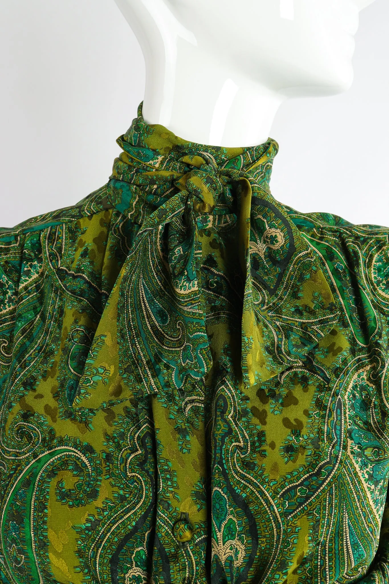 Green Paisley Palazzo Pant Set