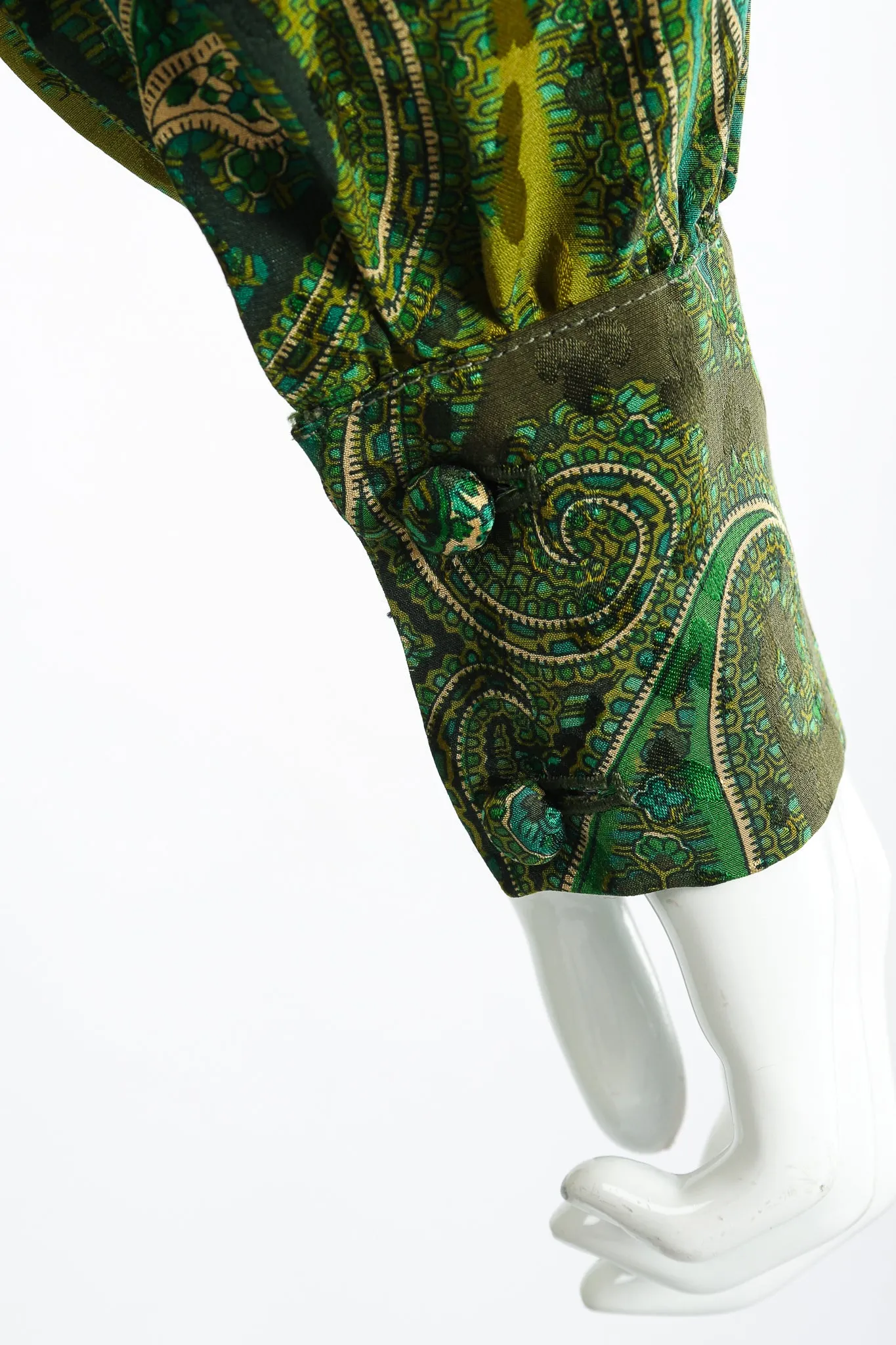 Green Paisley Palazzo Pant Set