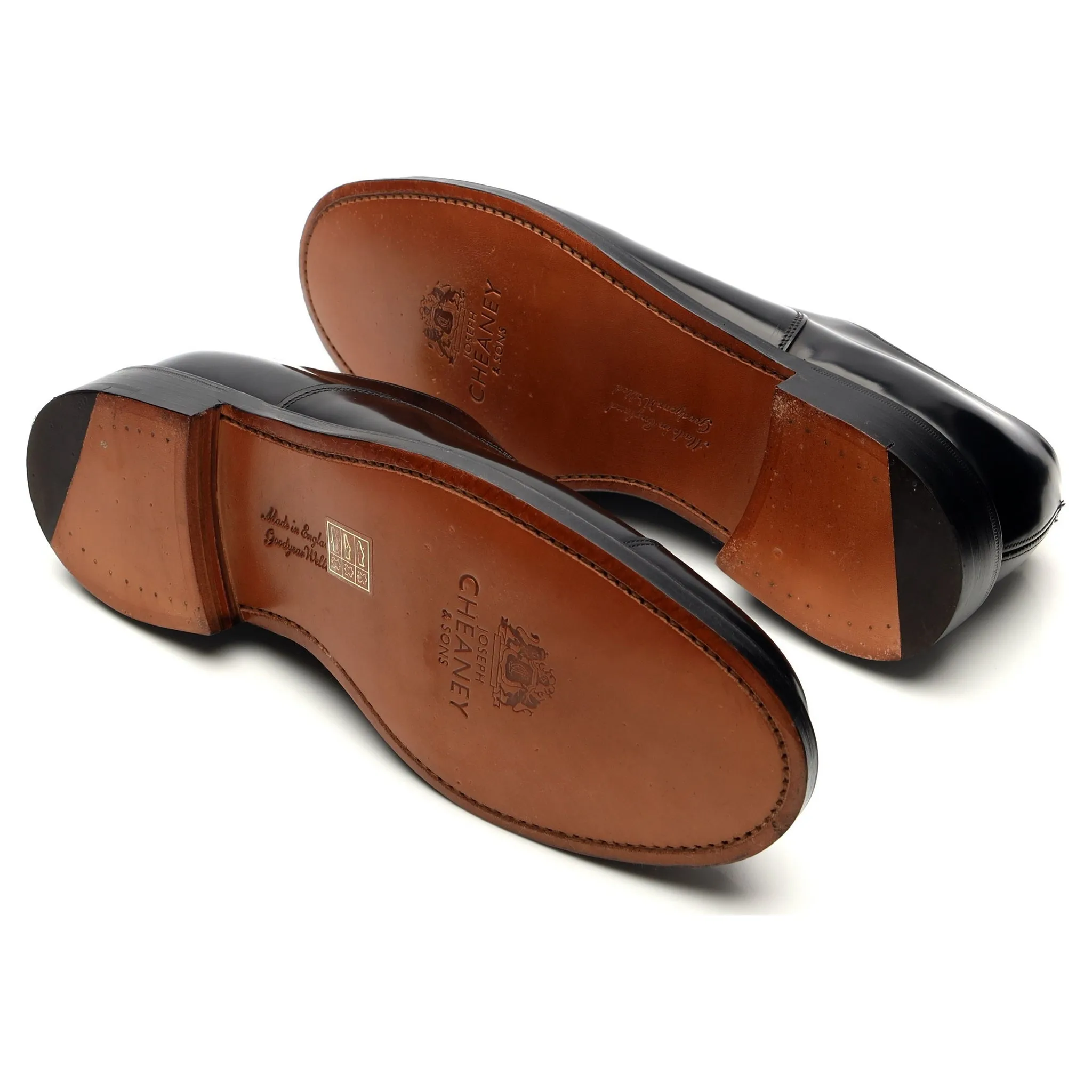 'Greenwich' Black Leather Oxford UK 8.5 G
