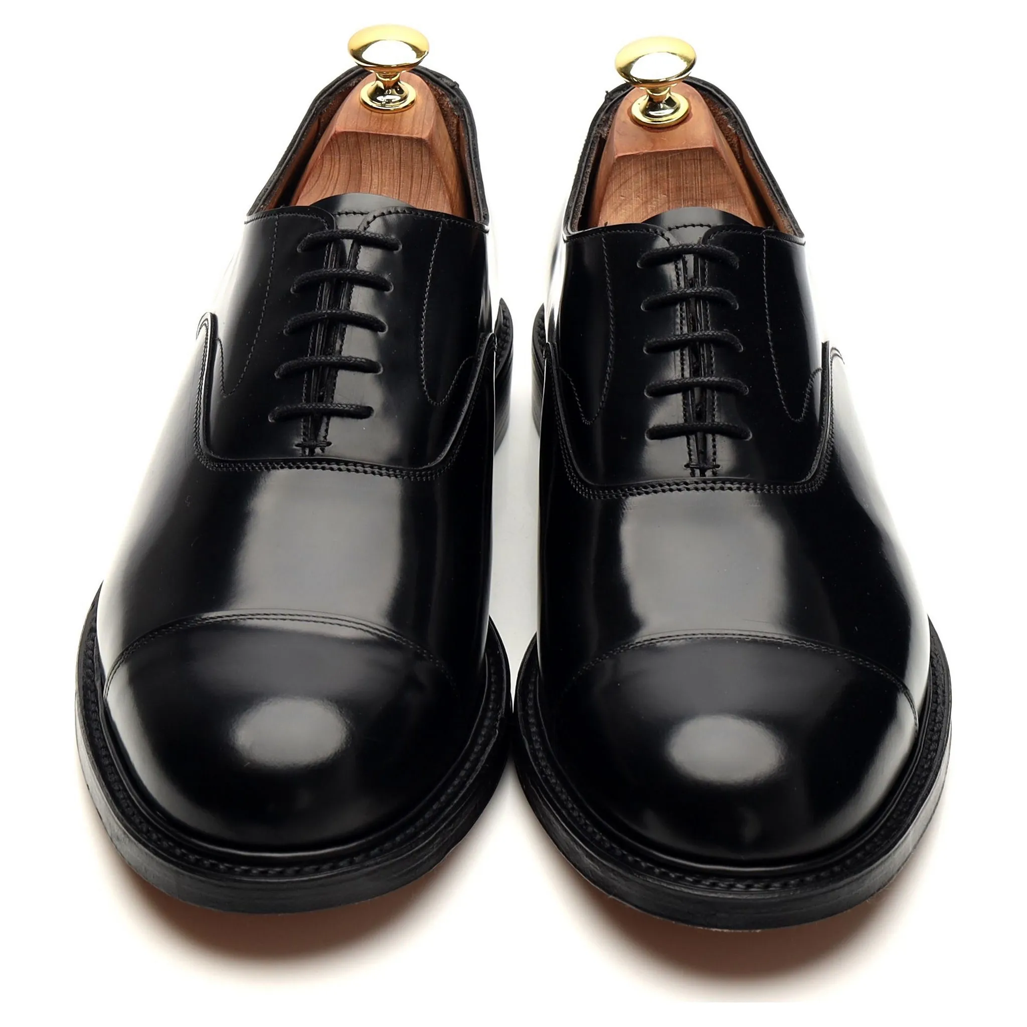 'Greenwich' Black Leather Oxford UK 8.5 G