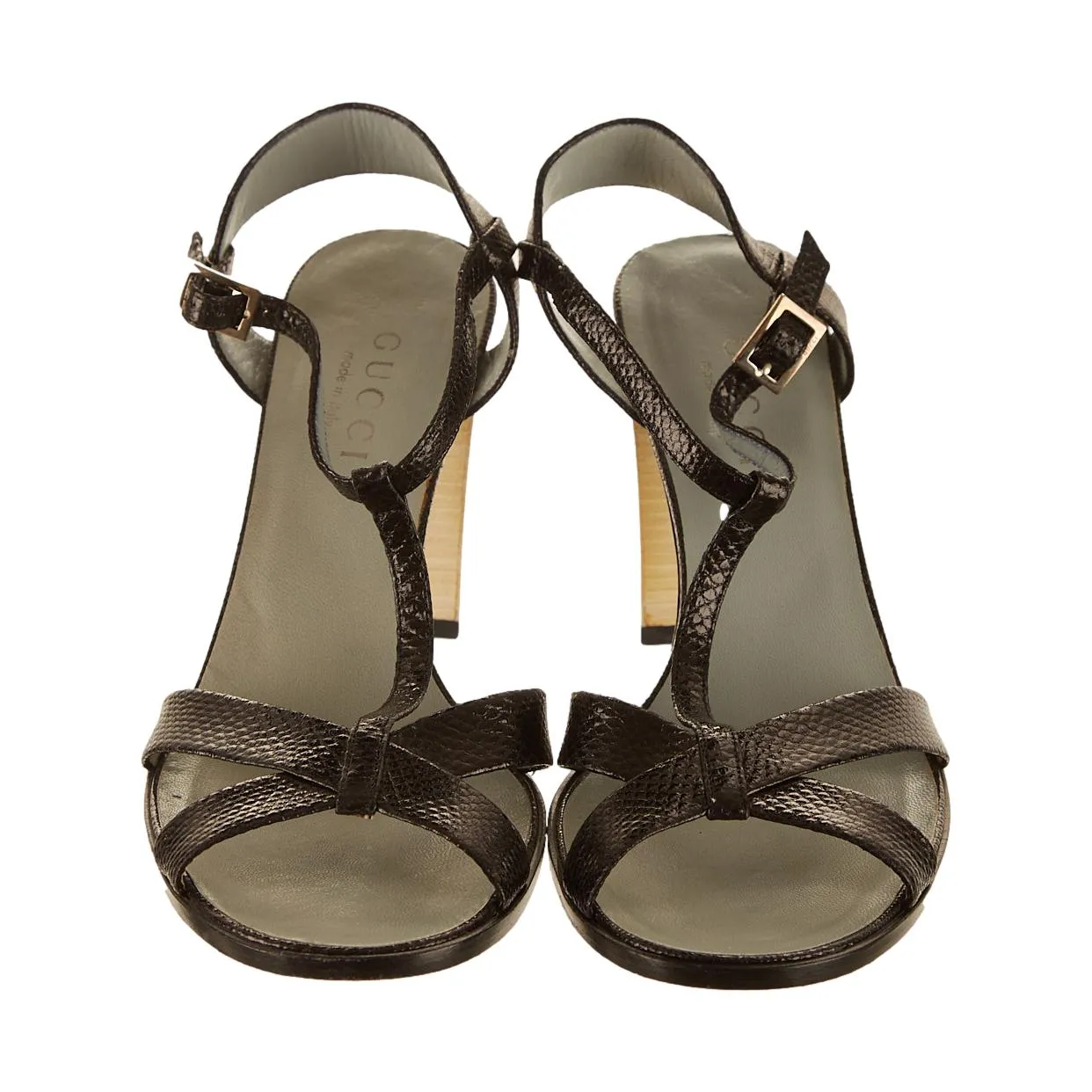 Gucci Black Leather Heels