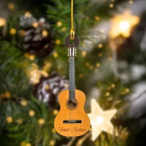 Guitar Classic - Shaped Ornament 09 - HTA