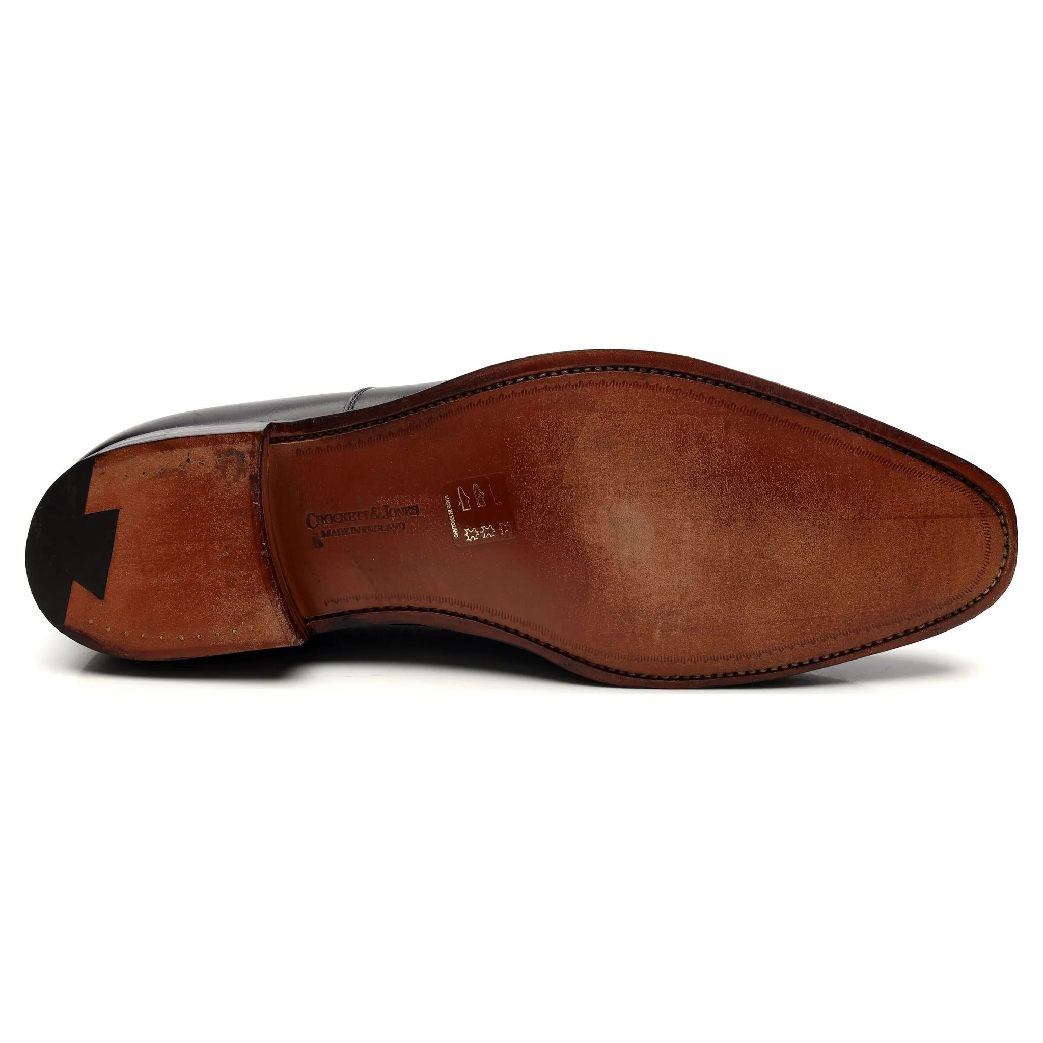 'Hallam' Black Leather Oxford UK 9.5 F