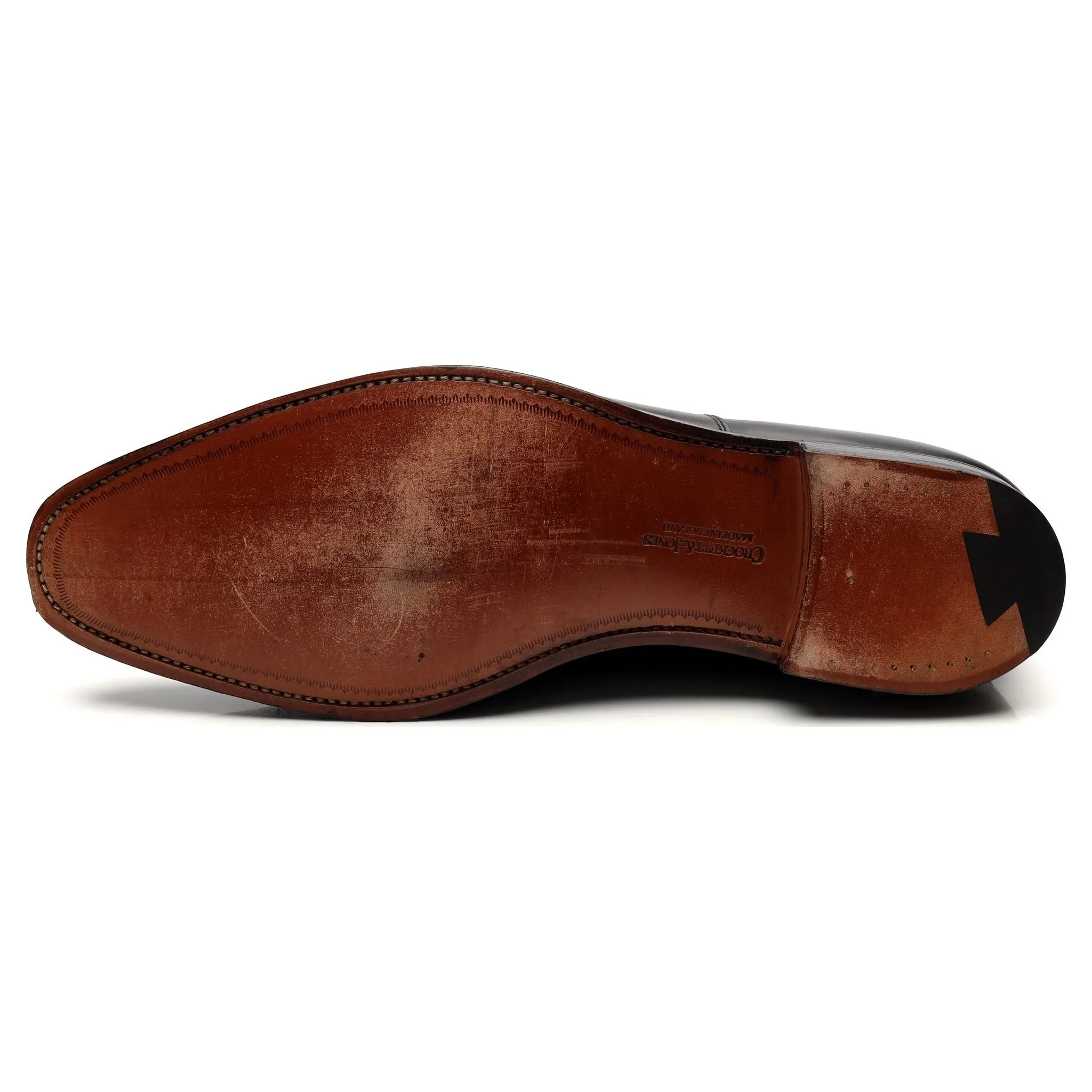 'Hallam' Black Leather Oxford UK 9.5 F