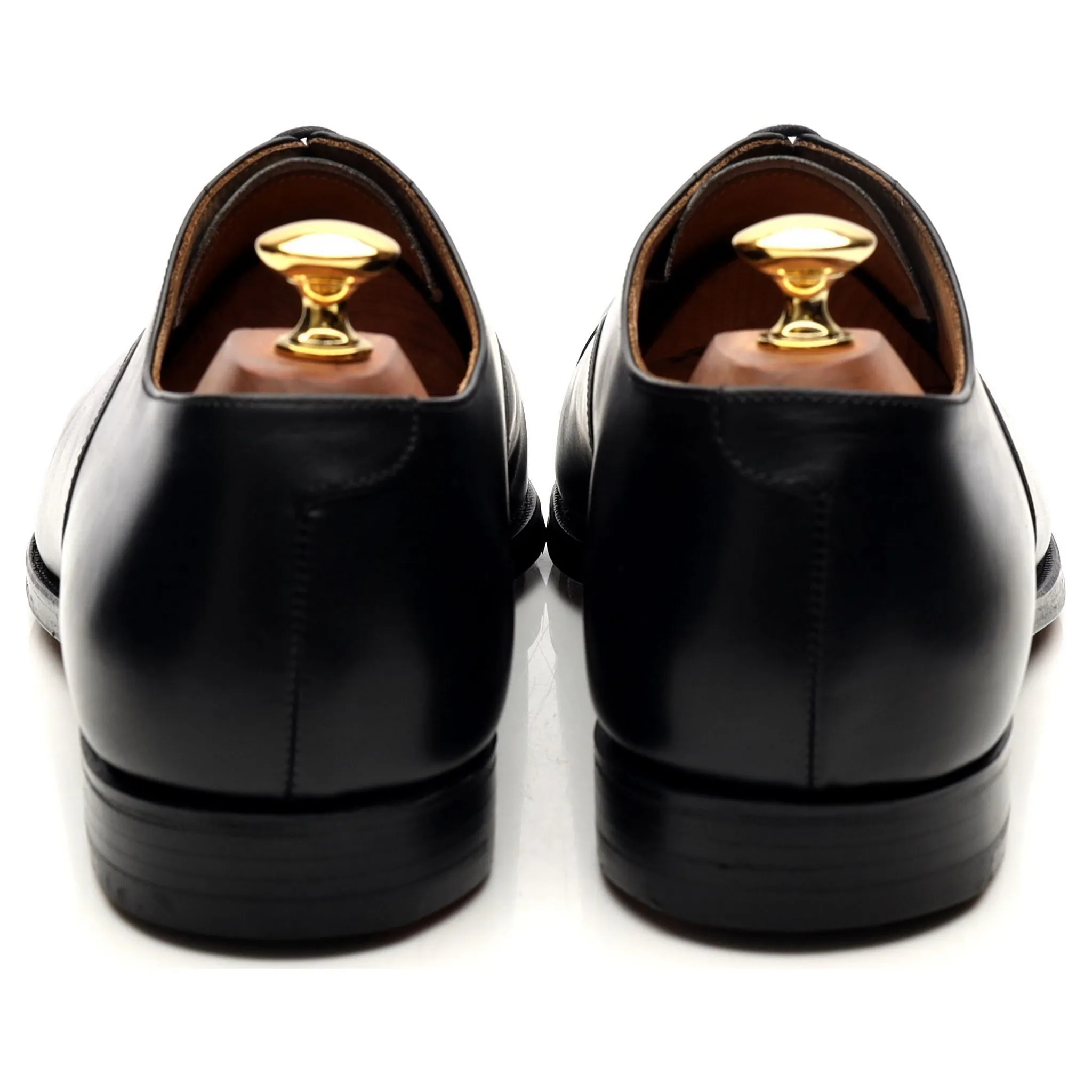 'Hallam' Black Leather Oxford UK 9.5 F