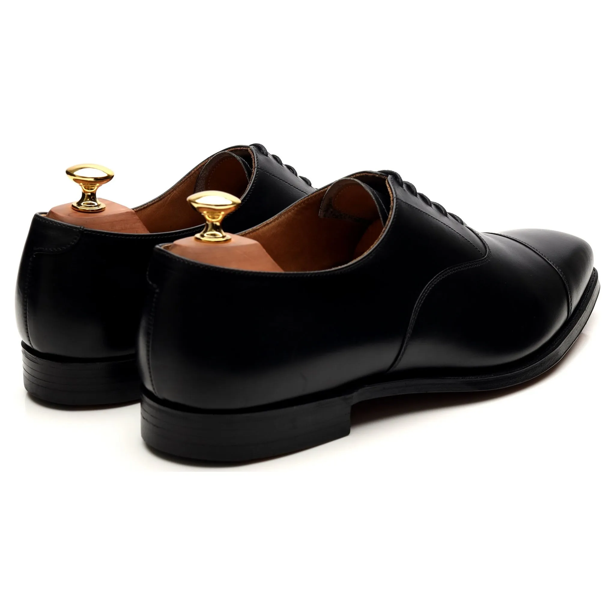 'Hallam' Black Leather Oxford UK 9.5 F
