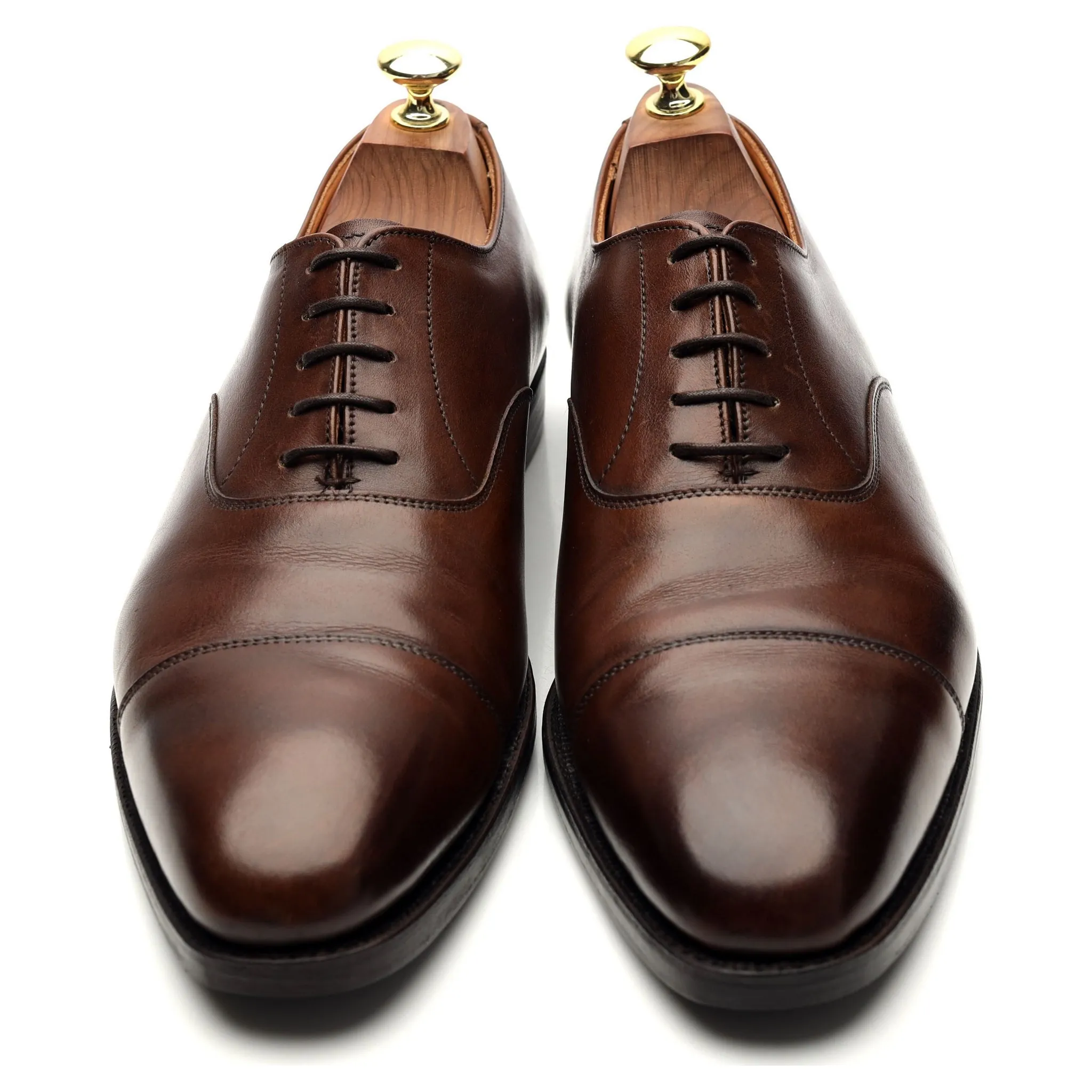 'Hallam' Dark Brown Leather Oxford UK 7.5 E