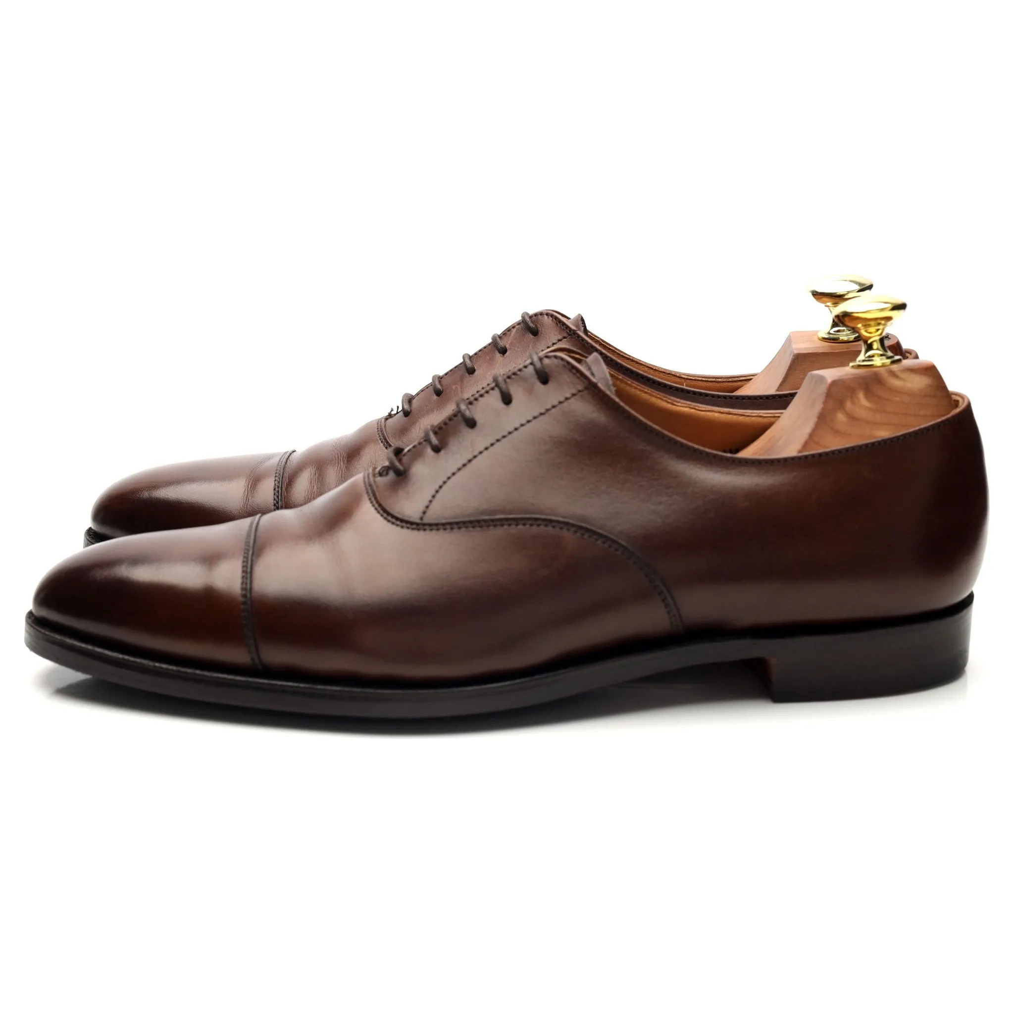 'Hallam' Dark Brown Leather Oxford UK 7.5 E
