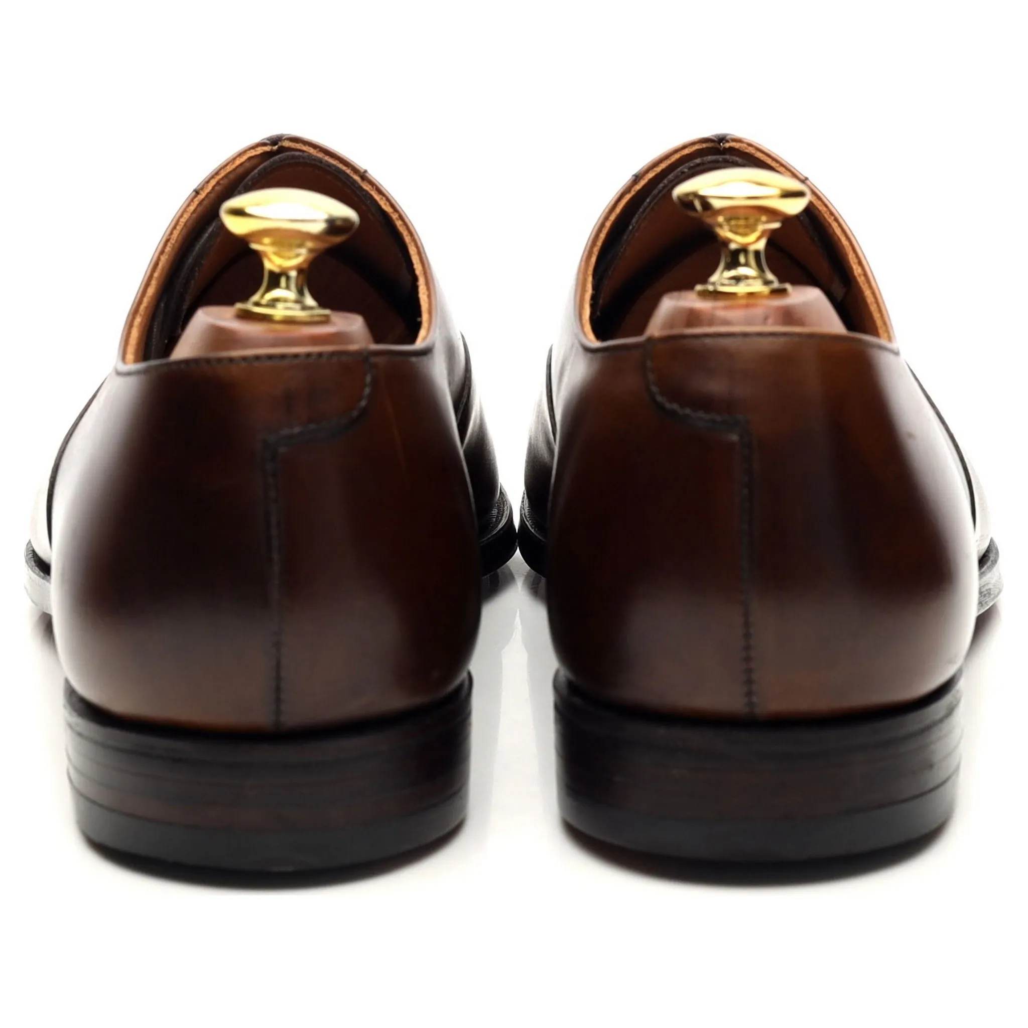 'Hallam' Dark Brown Leather Oxford UK 9 E