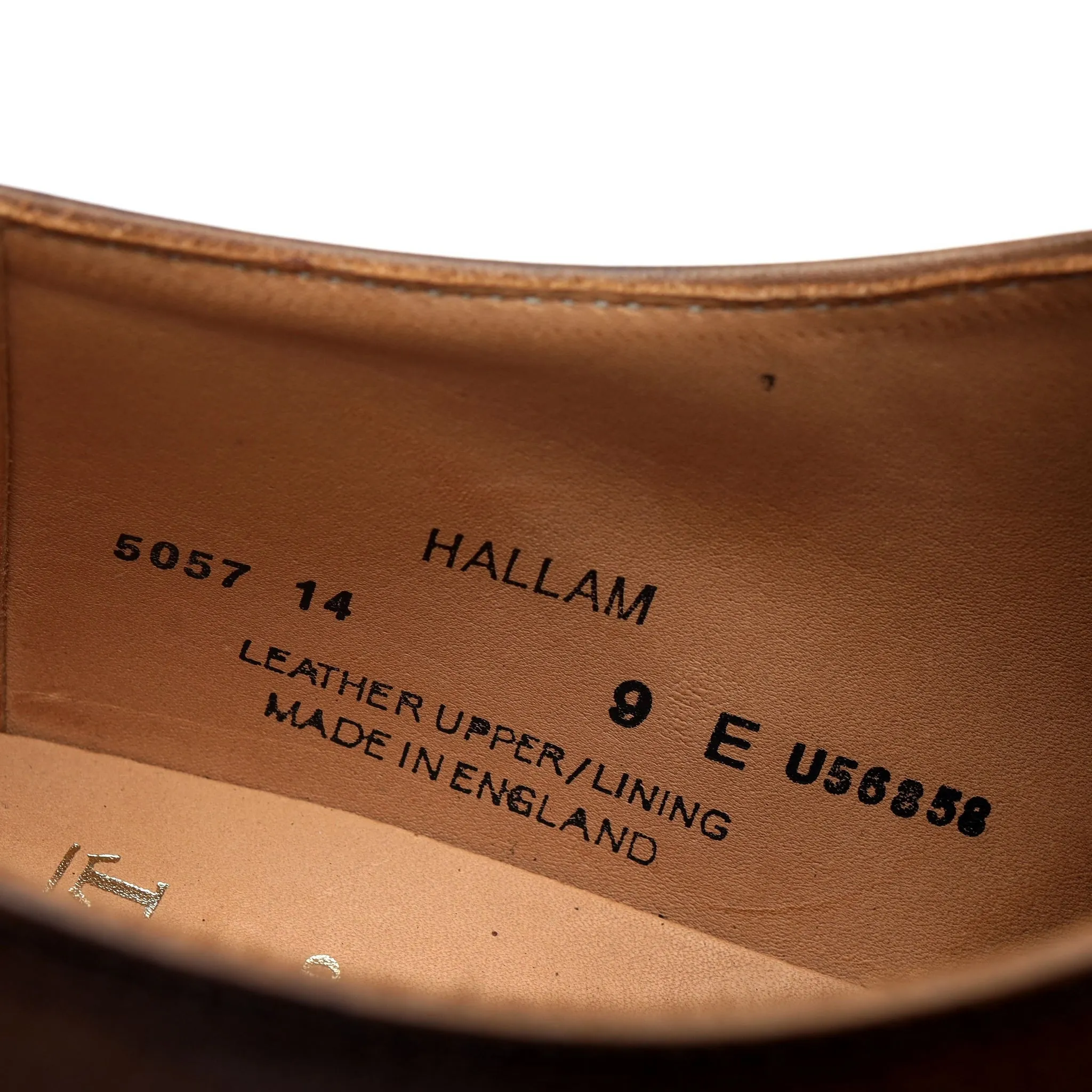 'Hallam' Dark Brown Leather Oxford UK 9 E