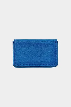 Hard Business Card Case in Mariton Blue