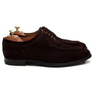 'Hardwick' Dark Brown Suede Split Toe Derby UK 9.5 E