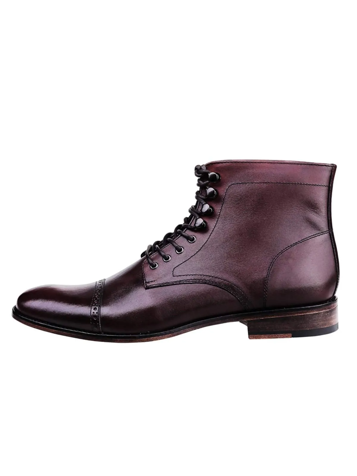 Heimdall Loki Cap Toe Brogue Burgundy