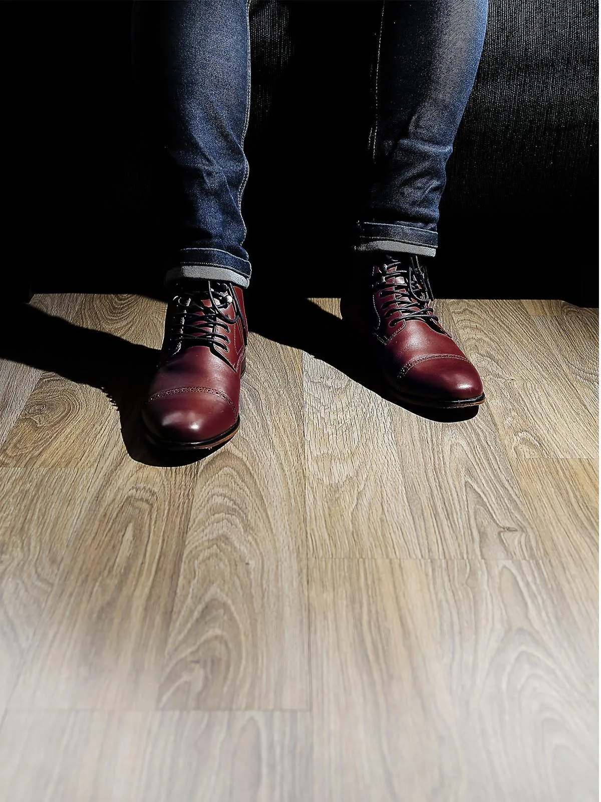 Heimdall Loki Cap Toe Brogue Burgundy