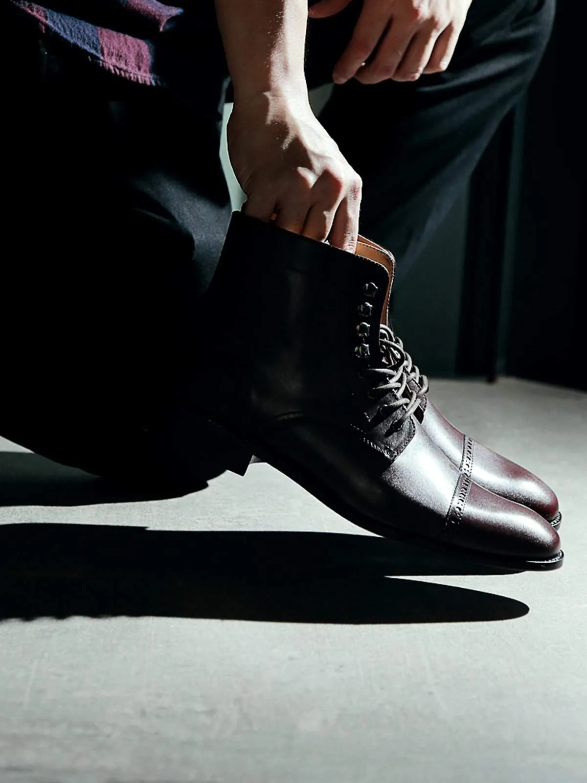 Heimdall Loki Cap Toe Brogue Burgundy