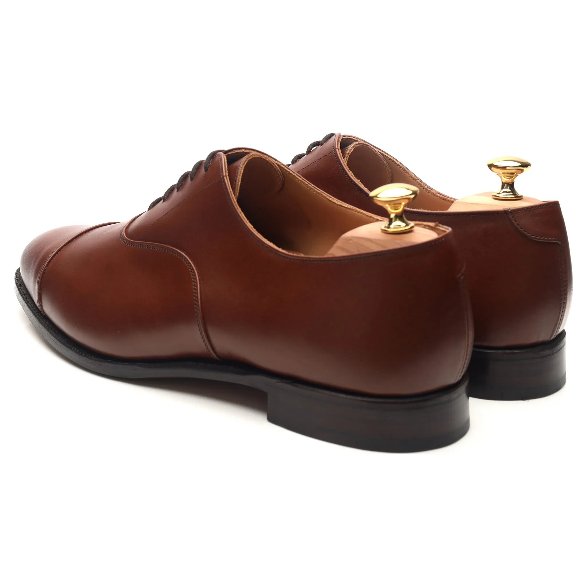 'Henley' Tan Brown Leather Oxford UK 11.5
