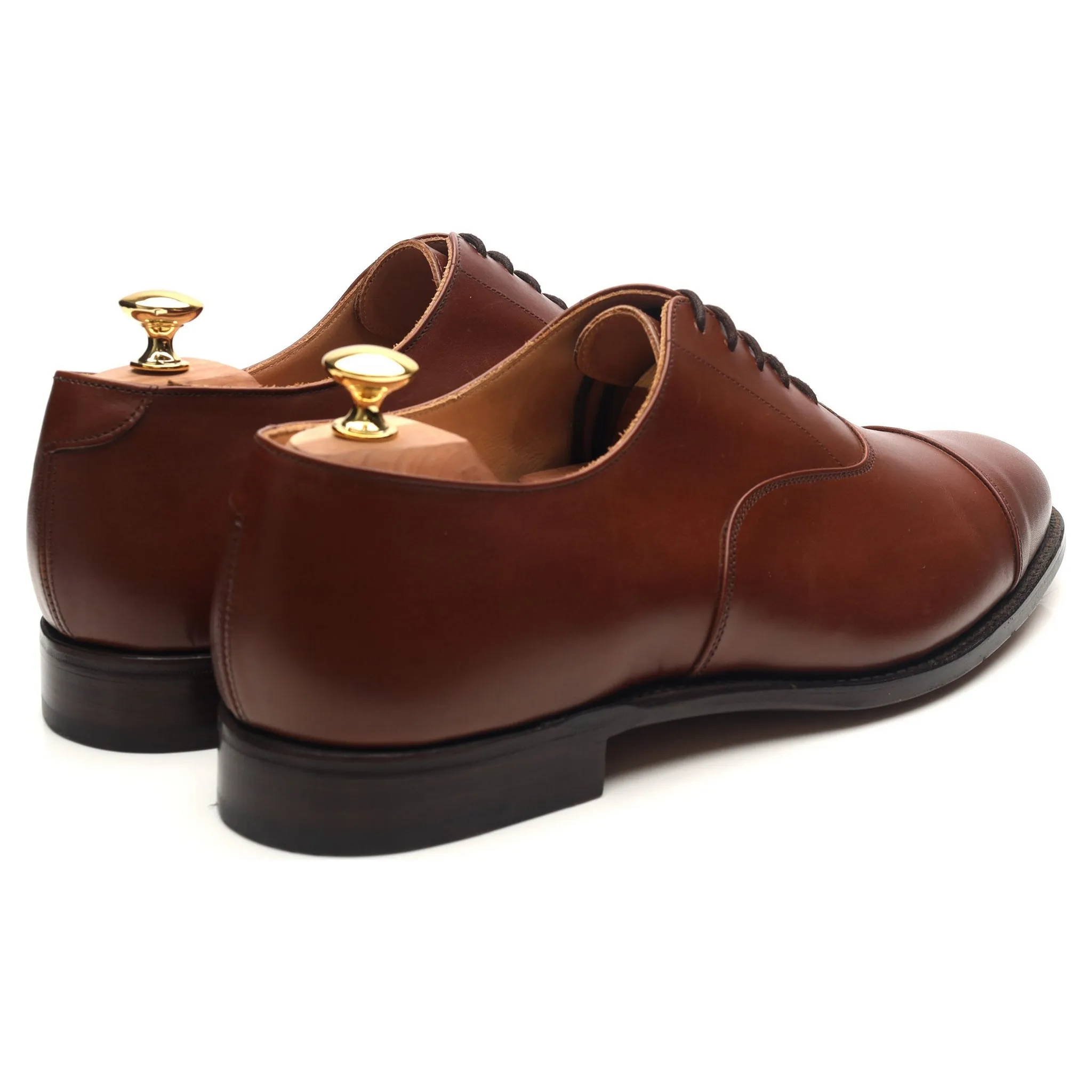 'Henley' Tan Brown Leather Oxford UK 11.5