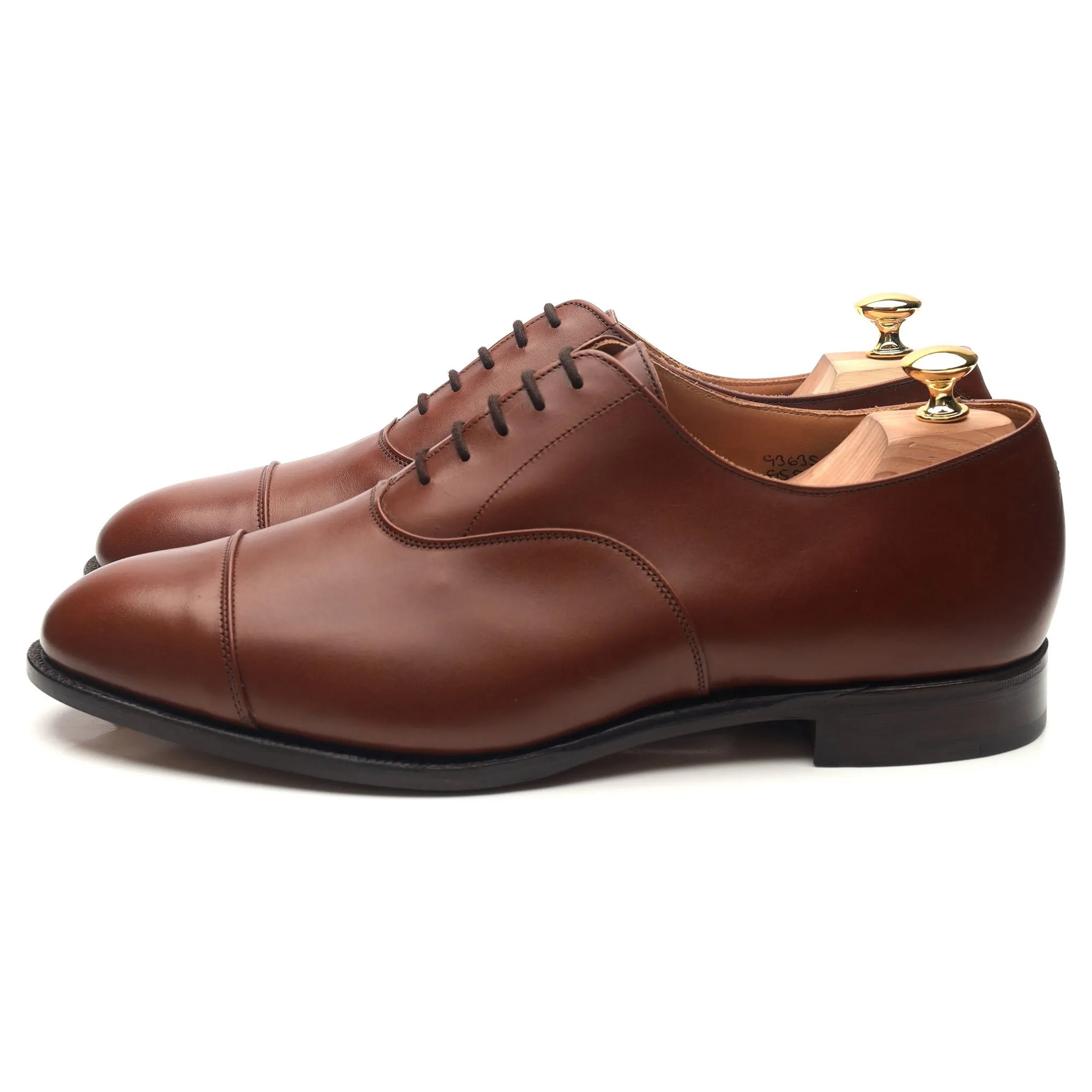 'Henley' Tan Brown Leather Oxford UK 11.5