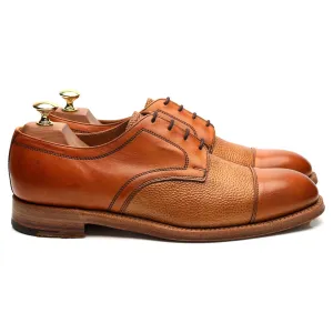 Herring 'Holcombe' Tan Brown Leather Derby UK 8 F