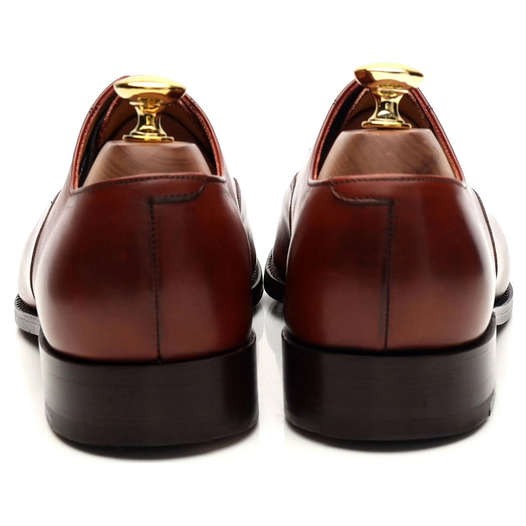 Herring 'Mayfair' Brown Leather Oxford UK 6 F