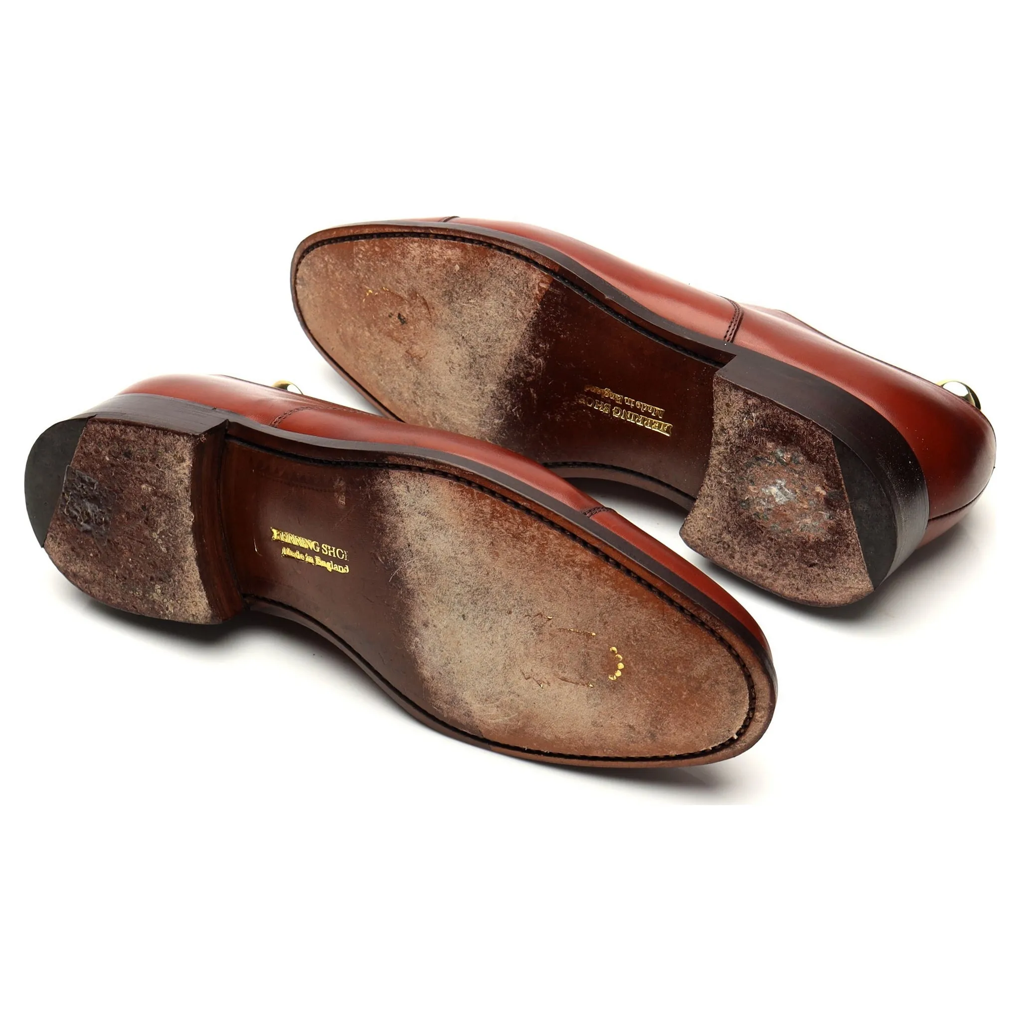 Herring 'Mayfair' Brown Leather Oxford UK 6 F
