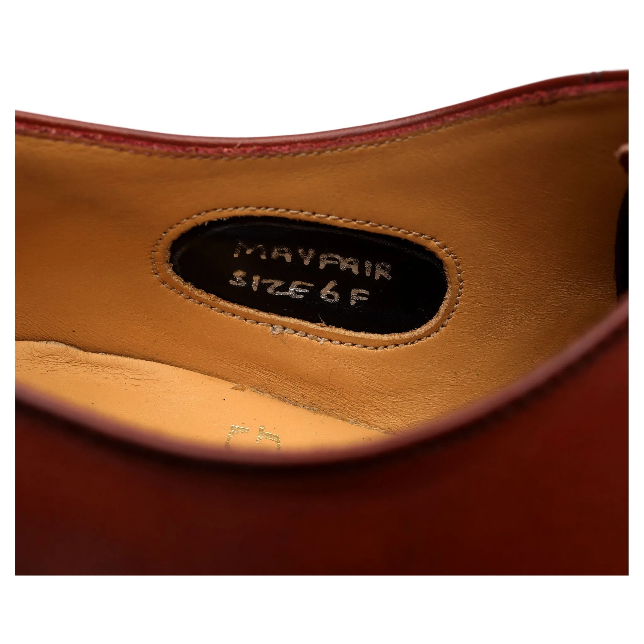 Herring 'Mayfair' Brown Leather Oxford UK 6 F