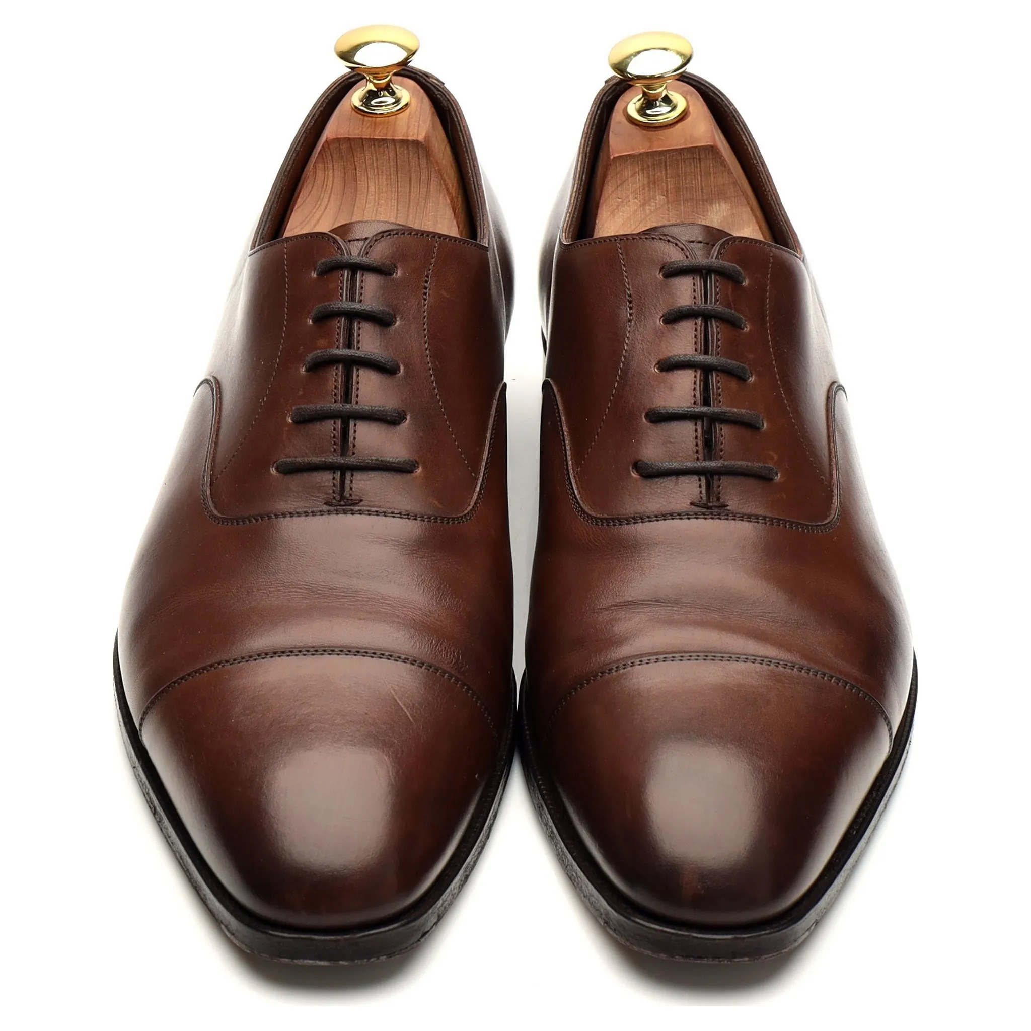 'Highclere' Brown Leather Oxford UK 8 E