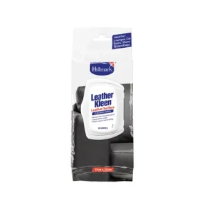 Hillmark Leather Kleen Wipes 17cm x 25cm