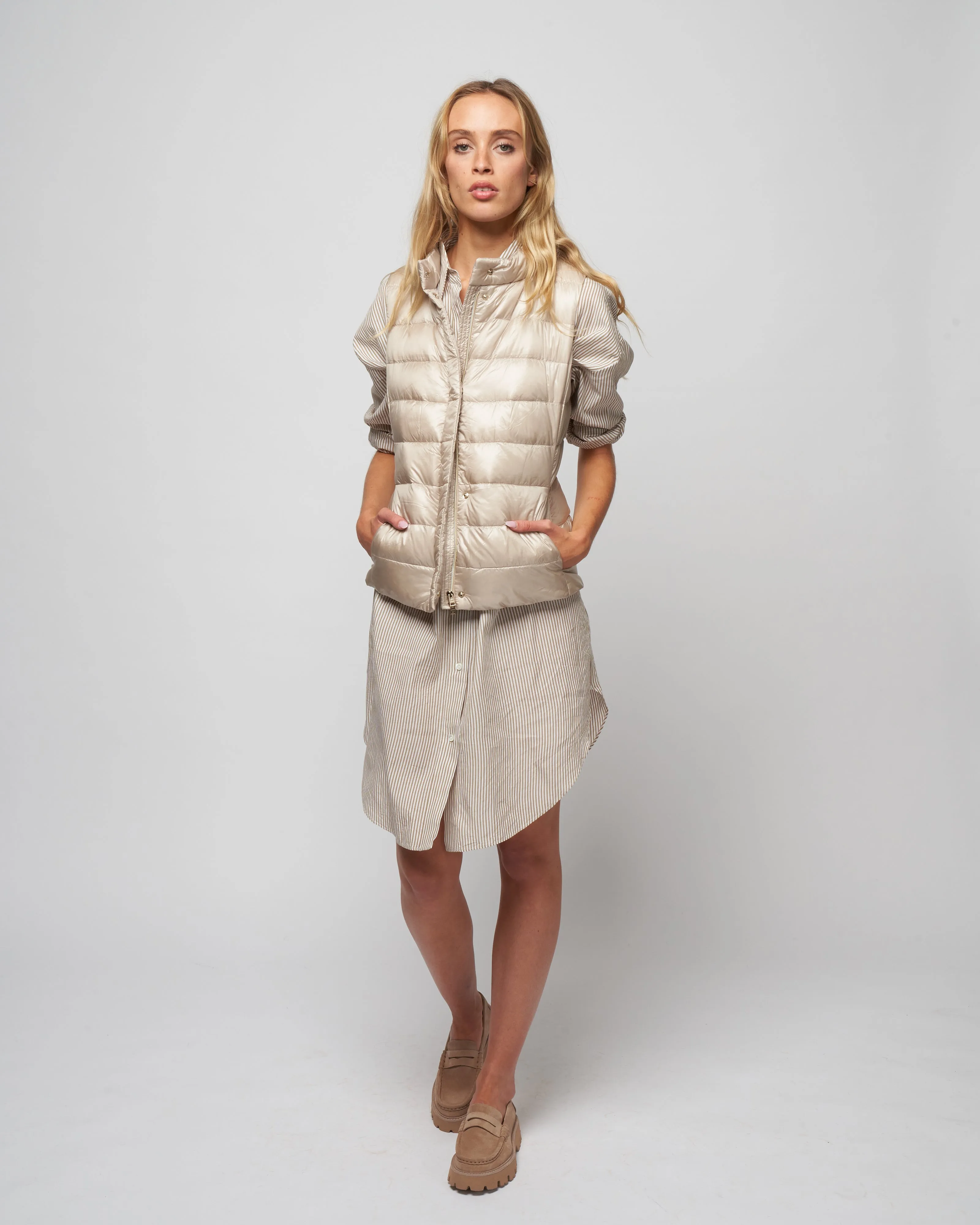 iconico giulia short vest - chantilly