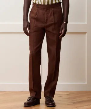 Irish Linen Side Tab Trouser