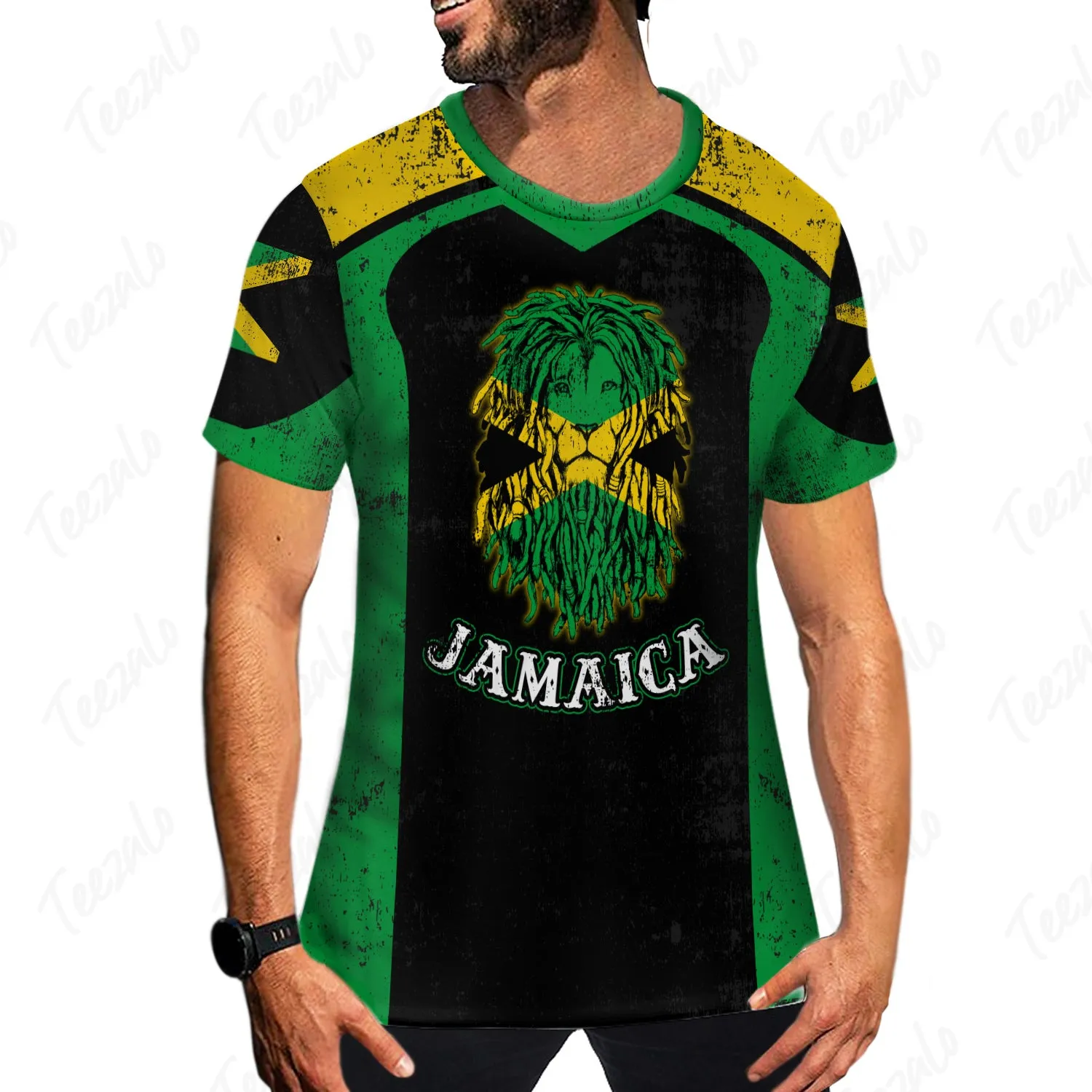 Jamaica Flag Unisex 3D Personalized T-shirt