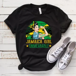 Jamaica Girl Unbreakable Personalized T-shirt