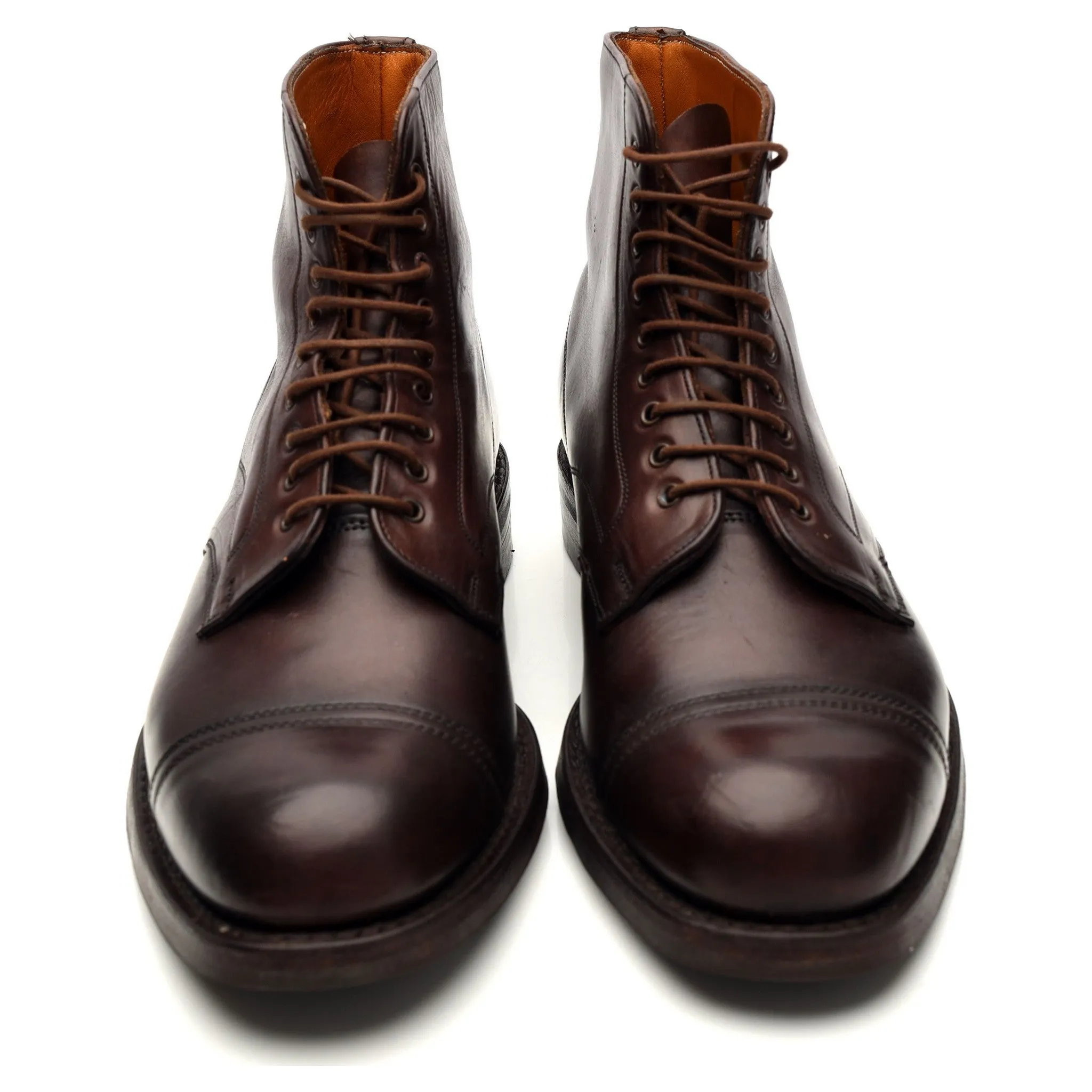 'Jarrow R' Dark Brown Leather Boot UK 8 F
