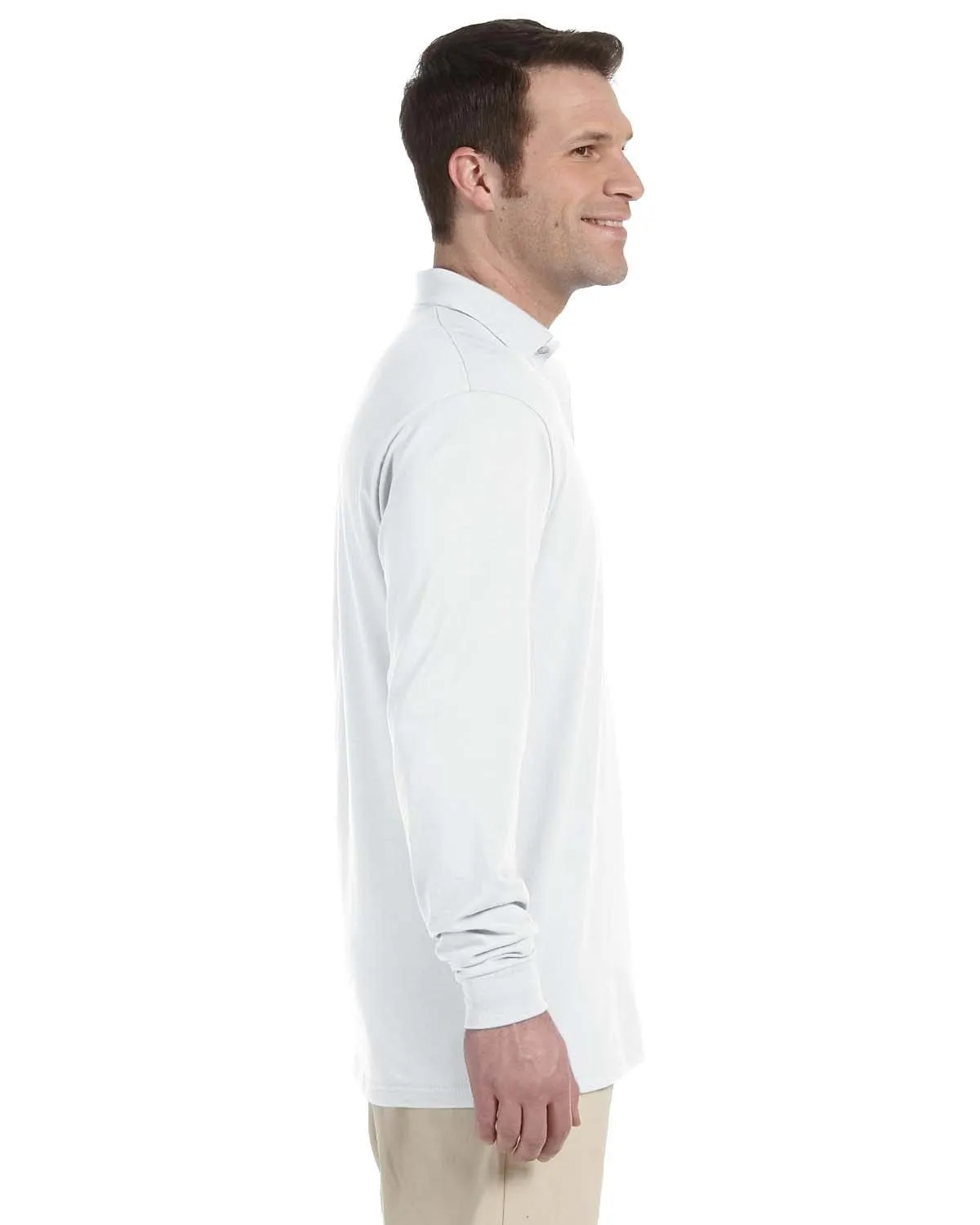Jerzees 50/50 Long Sleeve Jersey Knit Polo Shirt