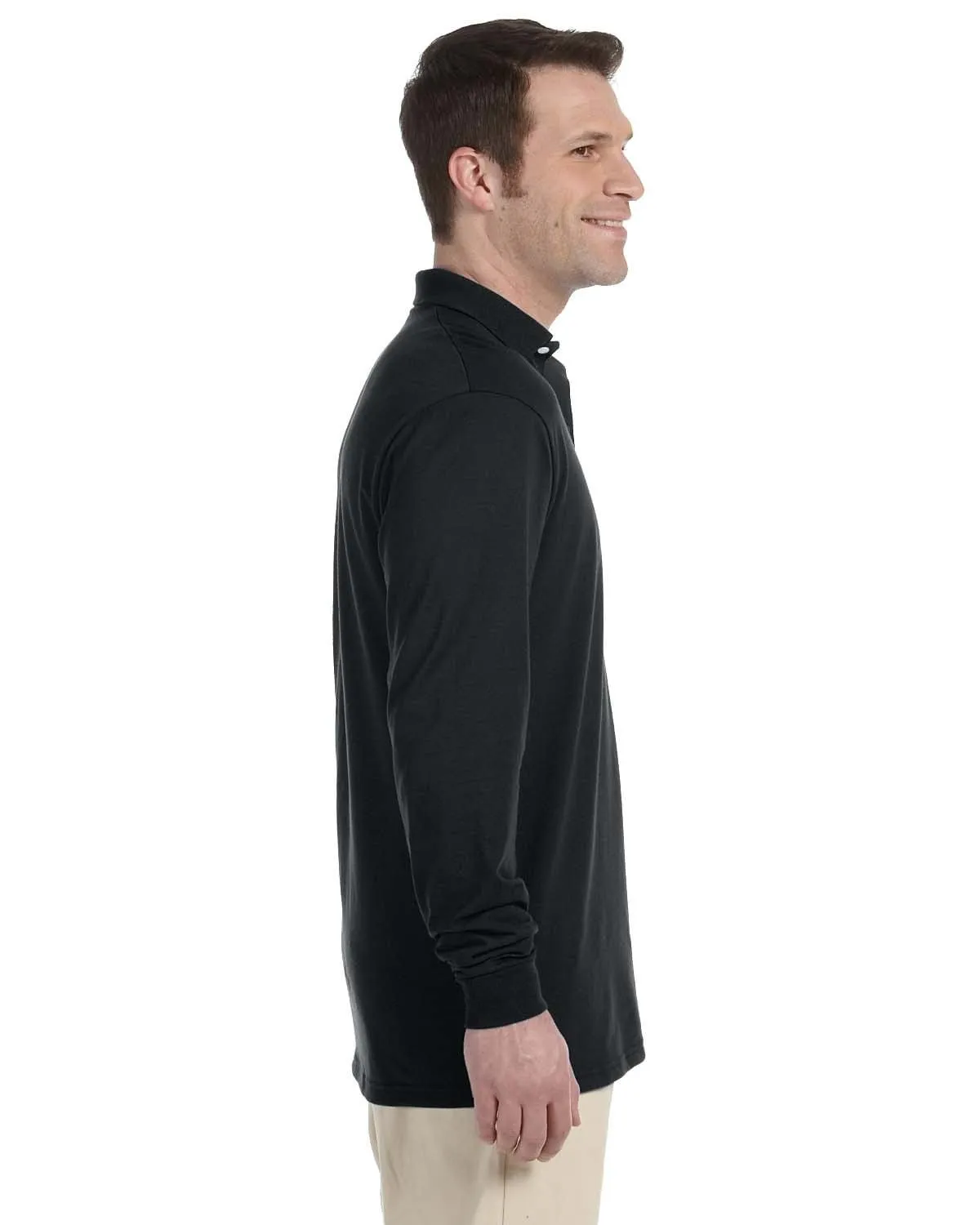 Jerzees 50/50 Long Sleeve Jersey Knit Polo Shirt