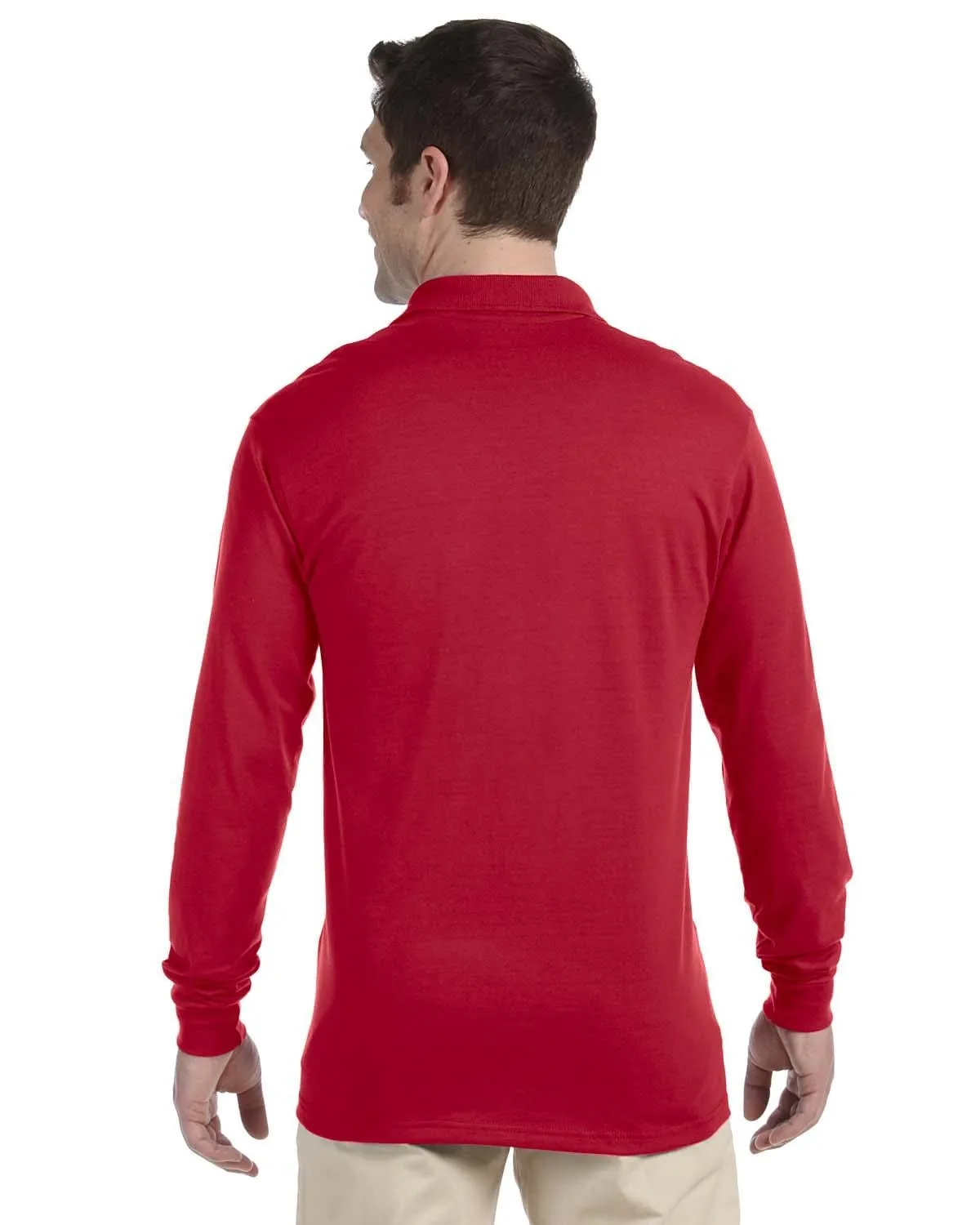 Jerzees 50/50 Long Sleeve Jersey Knit Polo Shirt