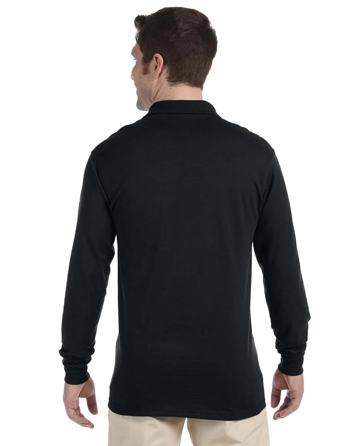 Jerzees 50/50 Long Sleeve Jersey Knit Polo Shirt