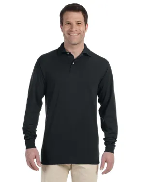 Jerzees 50/50 Long Sleeve Jersey Knit Polo Shirt