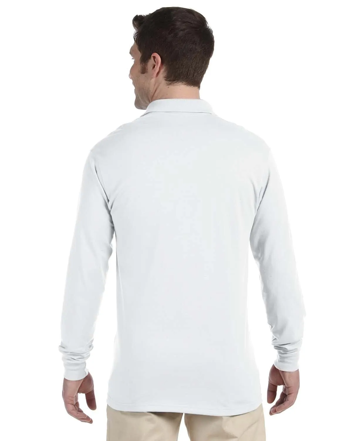 Jerzees 50/50 Long Sleeve Jersey Knit Polo Shirt