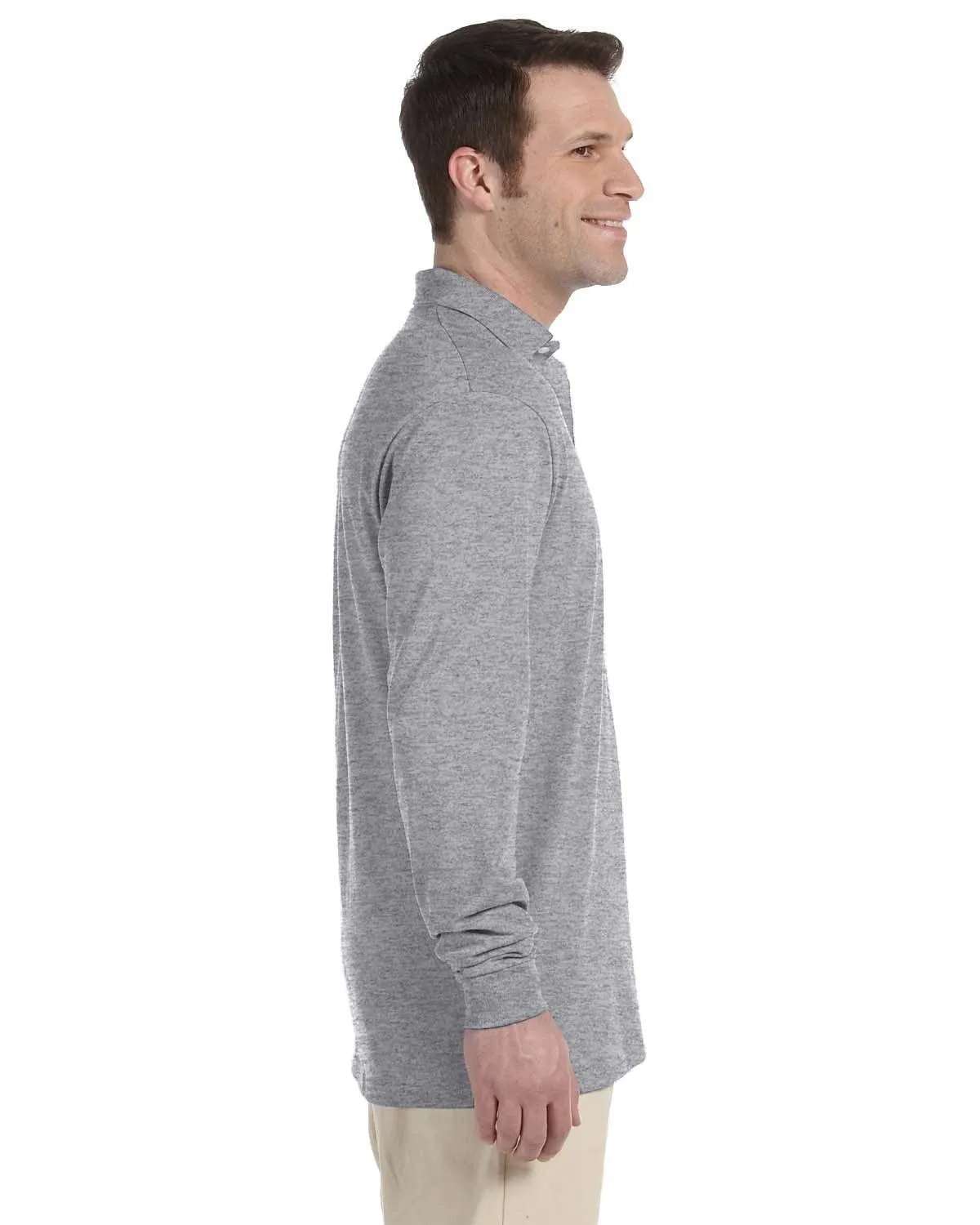 Jerzees 50/50 Long Sleeve Jersey Knit Polo Shirt