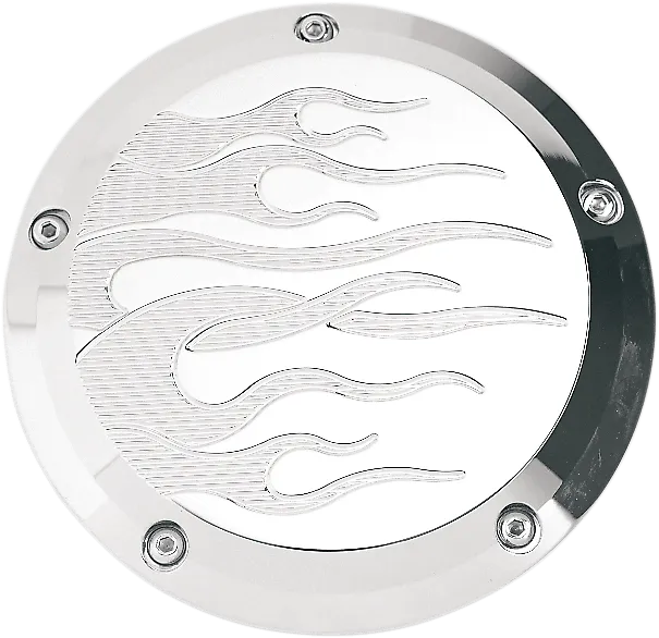 Joker Machine 06-99F Billet Derby Cover - Flame