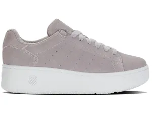 K-Swiss Women's Classic PF Platform Sde Court Shoes in Raindrops/Silver/White