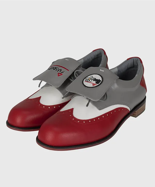 KANDINI Classic Golf Shoes - Red(Gray)