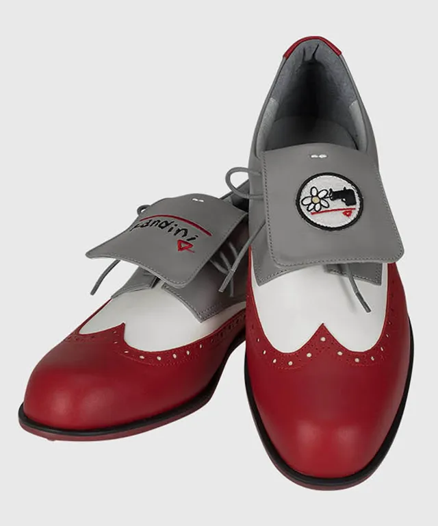 KANDINI Classic Golf Shoes - Red(Gray)